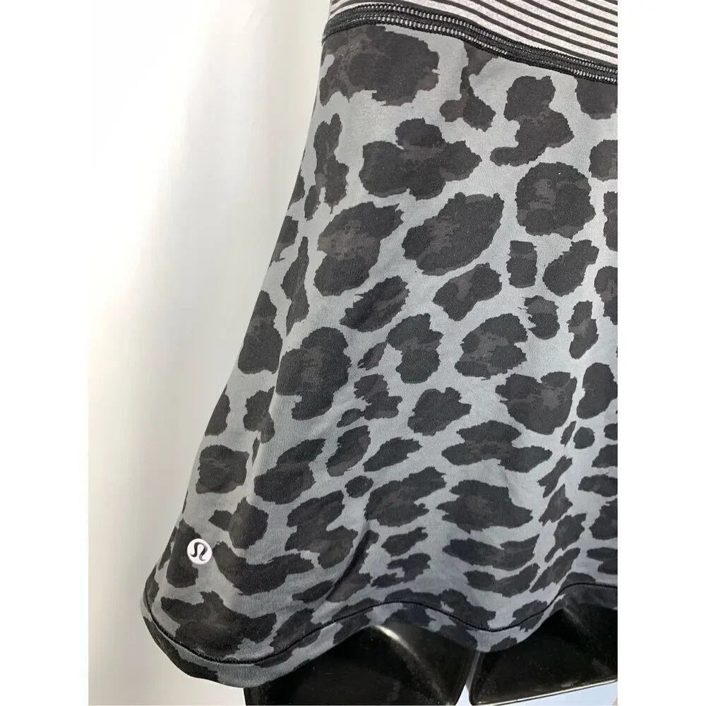 Box 5 -- Lululemon Leopard Stripe Fitted Tank Top Size 8